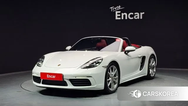 Porsche 718 Boxster 2018 Белый из Кореи