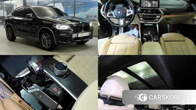 BMW X4 (G02) 2020 Черный из Кореи
