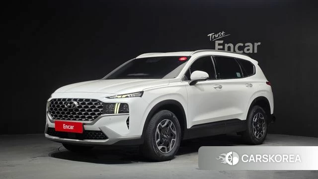 Hyundai The New Santa Fe 2023 Белый из Кореи