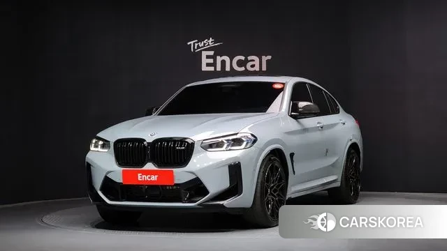 BMW X4M (G02) 2023 Серебристо-серый из Кореи