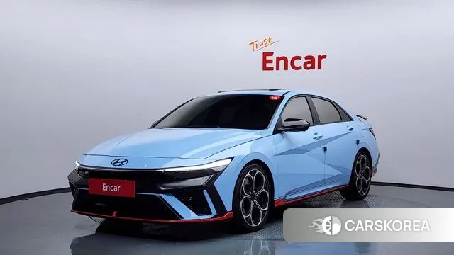 Hyundai The New Avante (CN7) 2025 Небесно-голубой из Кореи