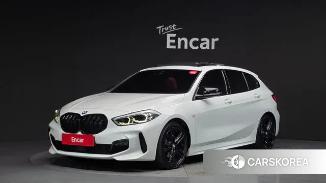 BMW 1 Series (F40) 2021 Белый из Кореи