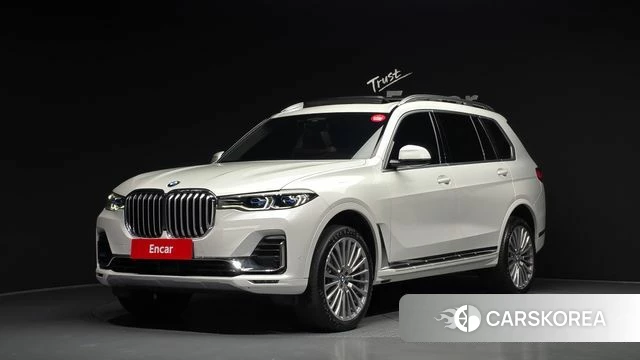 BMW X7 (G07) 2021 Белый из Кореи