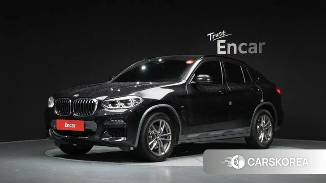 BMW X4 (G02) 2021 Черный из Кореи