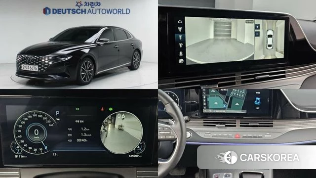 Hyundai The New Grandeur IG 2022 Черный из Кореи