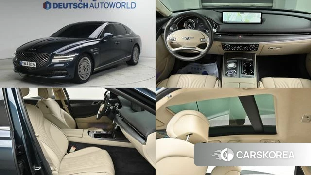 Genesis G80 (RG3) 2021 Синий из Кореи