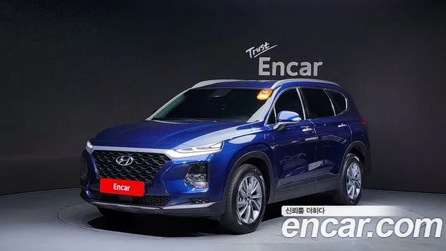 Hyundai Santa Fe TM 2018 Синий из Кореи