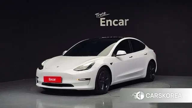 Tesla Model 3 2022 Белый из Кореи