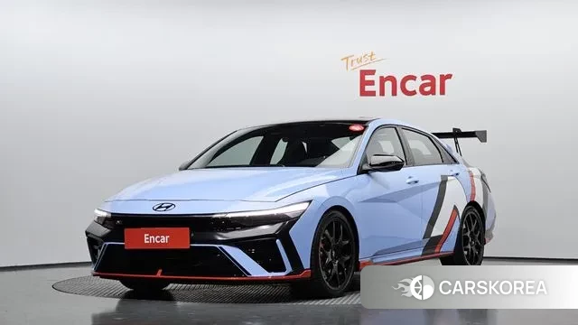 Hyundai The New Avante (CN7) 2025 Небесно-голубой из Кореи