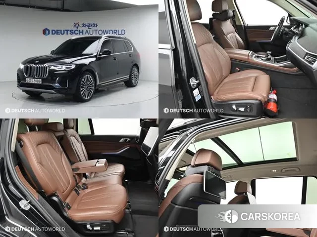 BMW X7 (G07) 2020 Черный из Кореи