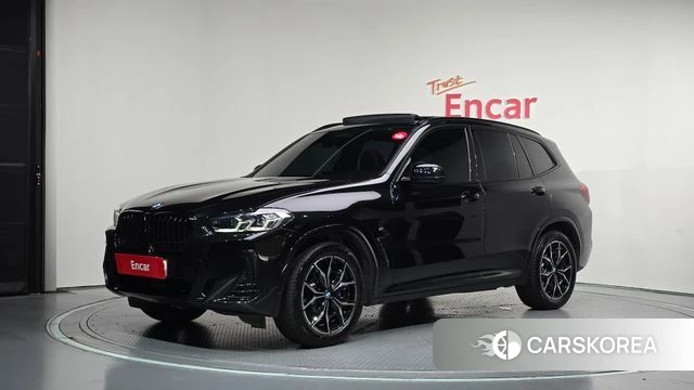 BMW X3 (G01) 2024 Черный из Кореи