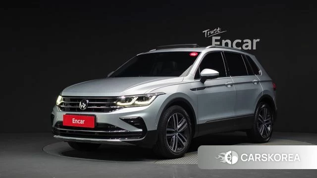 Volkswagen Tiguan second Generation 2022 Серебряный из Кореи