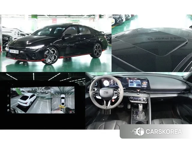 Hyundai The New Avante (CN7) 2024 Черный из Кореи