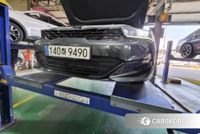 Kia K5 3rd generation 2021 Серый из Кореи