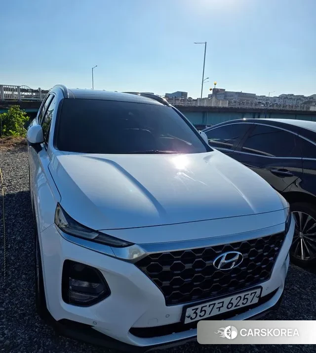 Hyundai Santa Fe TM 2019 Белый из Кореи