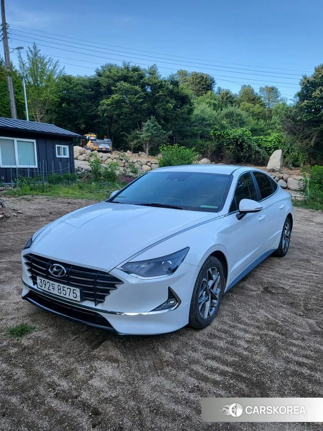 Hyundai Sonata (DN8) 2020 Белый из Кореи