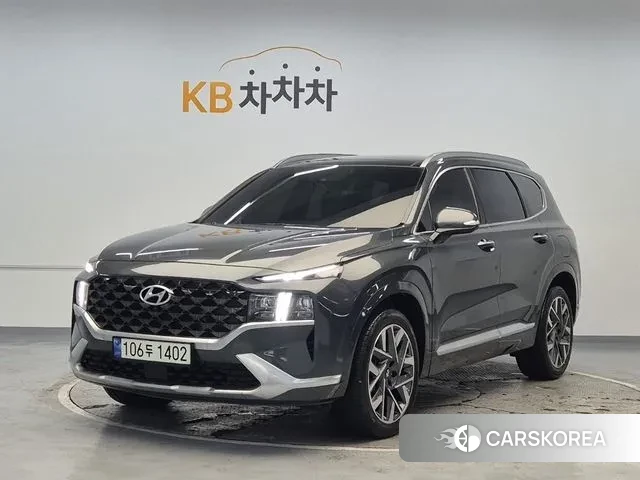 Hyundai The New Santa Fe 2021 Серый из Кореи
