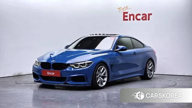 BMW 4 Series (F32) 2020 Синий из Кореи