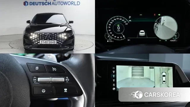 Hyundai The New Grandeur IG Hybrid 2021 Черный из Кореи