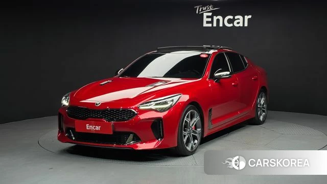 Kia Stinger 2018 Красный из Кореи