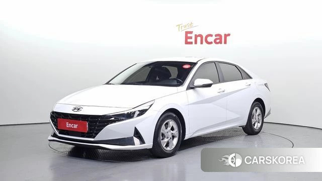 Hyundai Avante (CN7) 2022 Белый из Кореи