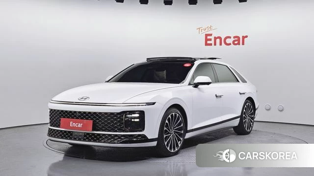 Hyundai Grandeur Hybrid (GN7) 2023 Белый из Кореи