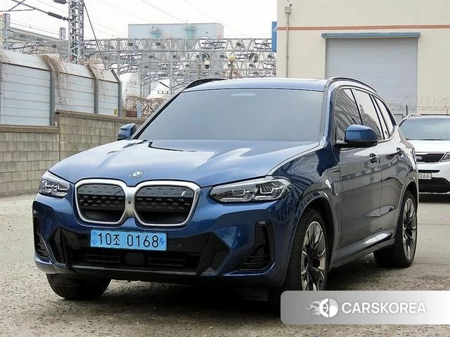 BMW iX3 2022 Синий из Кореи