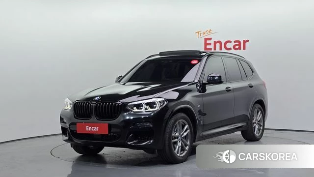 BMW X3 (G01) 2021 Черный из Кореи