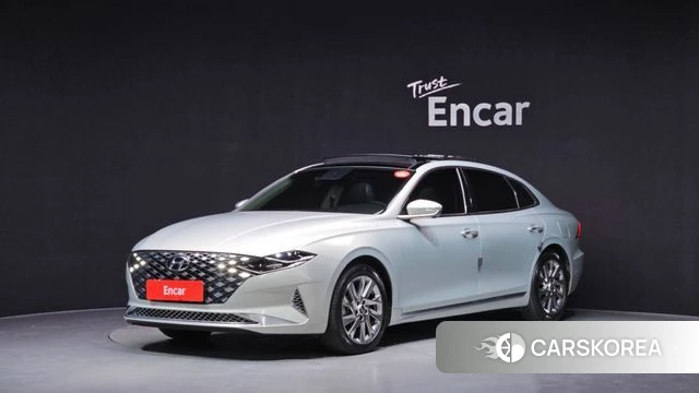 Hyundai The New Grandeur IG Hybrid 2021 Серебристо-серый из Кореи