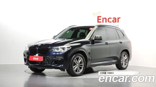 BMW X3 (G01) 2021 Черный из Кореи