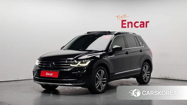 Volkswagen Tiguan second Generation 2022 Черный из Кореи