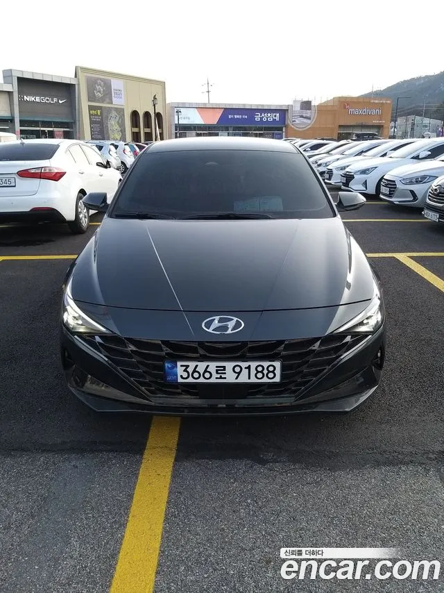Hyundai Avante (CN7) 2021 Коричневый двухцветный из Кореи