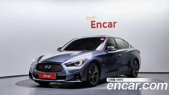 Infiniti Q50 2018 Небесно-голубой из Кореи