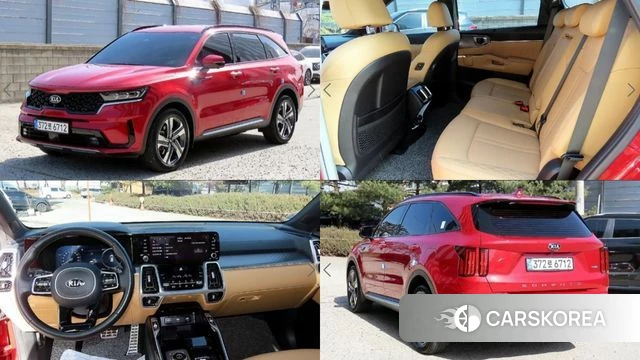 Kia Sorento 4th Generation 2020 Красный из Кореи