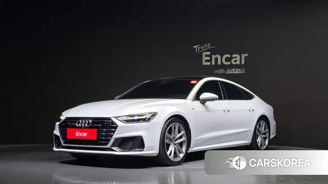 Audi A7 (4K) 2020 Белый из Кореи