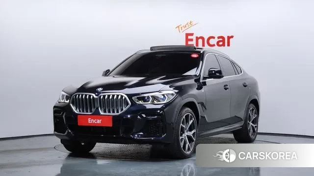 BMW X6 (G06) 2022 Черный из Кореи