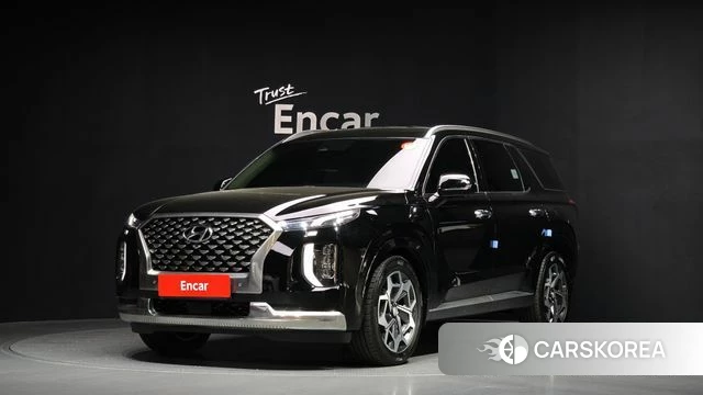 Hyundai Palisade 2021 Черный из Кореи