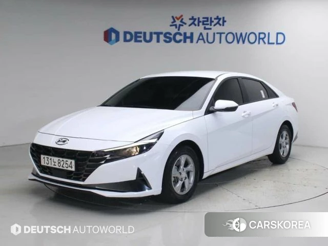 Hyundai Avante (CN7) 2022 Белый из Кореи