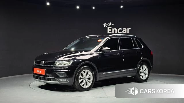 Volkswagen Tiguan second Generation 2020 Черный из Кореи