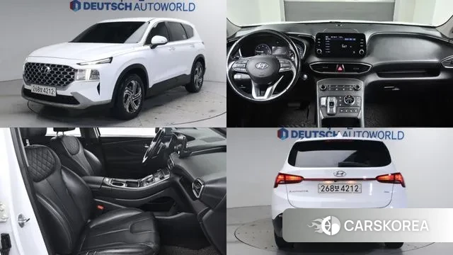 Hyundai The New Santa Fe 2021 Белый из Кореи