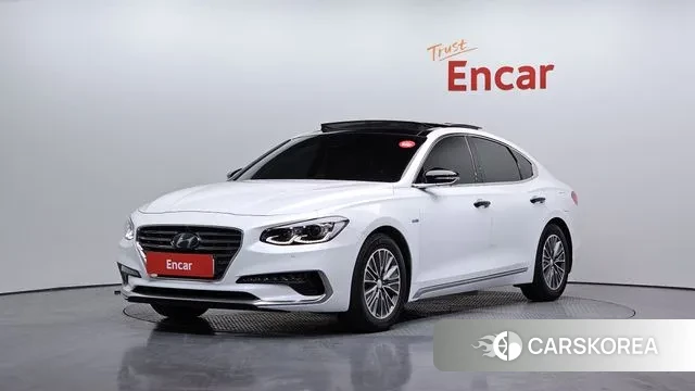 Hyundai Grandeur IG Hybrid 2018 Белый из Кореи