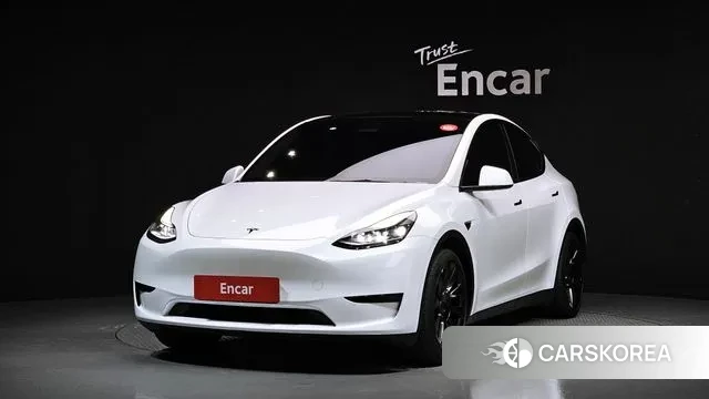 Tesla Model Y 2023 Белый из Кореи