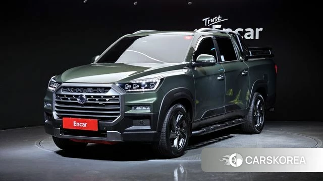 Ssangyong The New Rexton Sports Cannes 2024 Светло-зеленый из Кореи