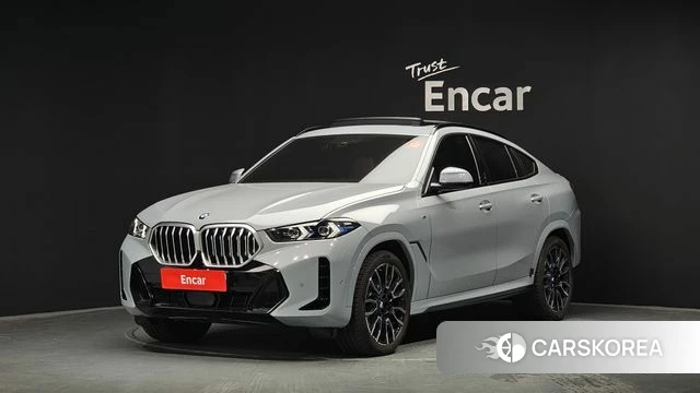 BMW X6 (G06) 2025 Серебристо-серый из Кореи