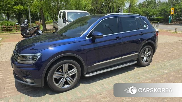Volkswagen Tiguan second Generation 2018 Синий из Кореи