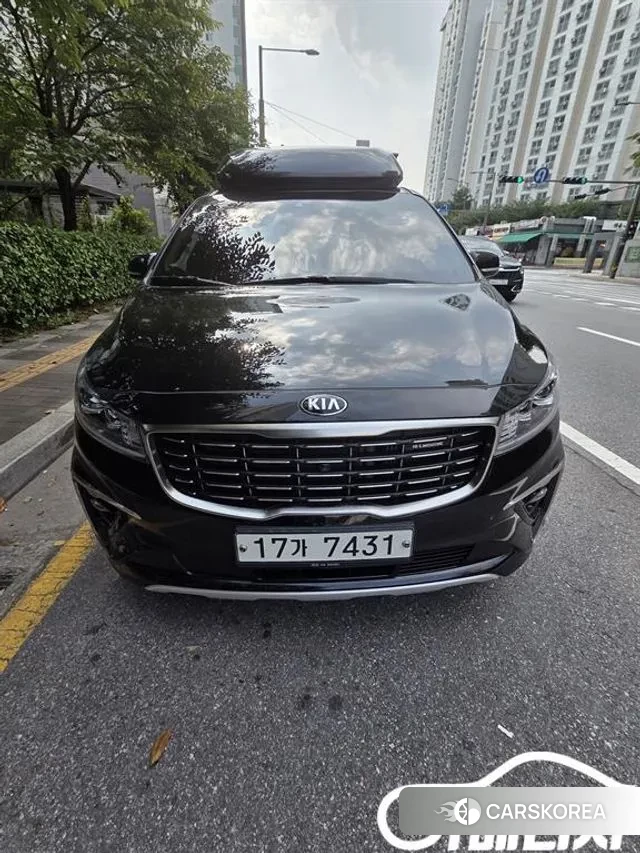 Kia The New Carnival 2019 Черный из Кореи