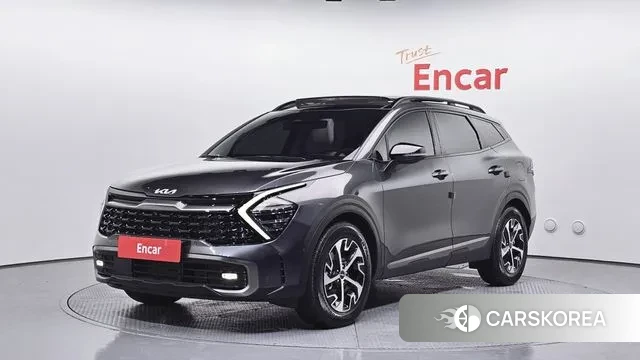 Kia Sportage 5th Generation Hybrid 2023 Серый из Кореи