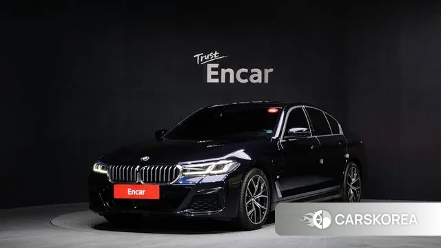 BMW 5 Series (G30) 2021 Черный из Кореи