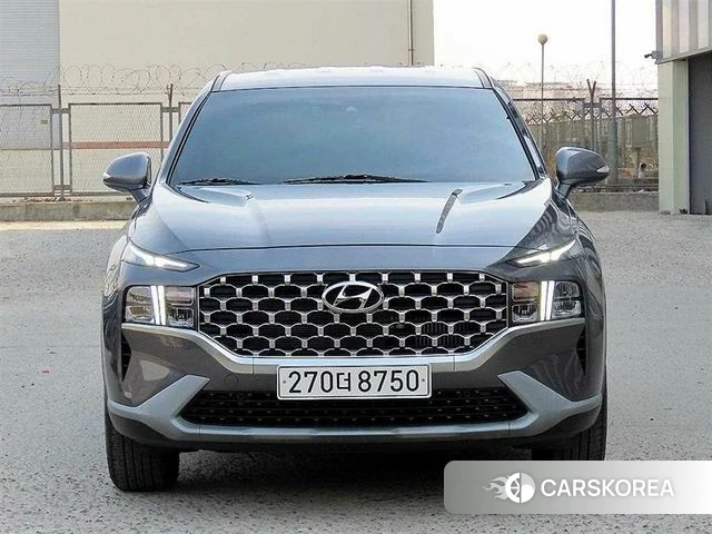 Hyundai The New Santa Fe 2023 Серый из Кореи