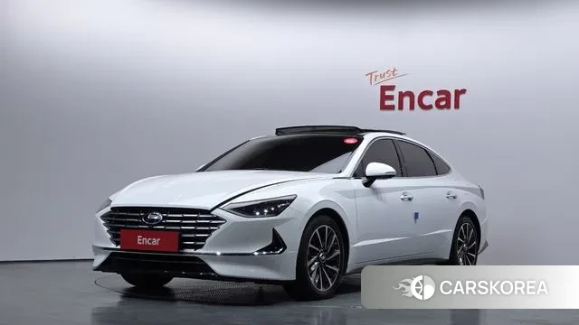 Hyundai Sonata Hybrid (DN8) 2021 Белый из Кореи